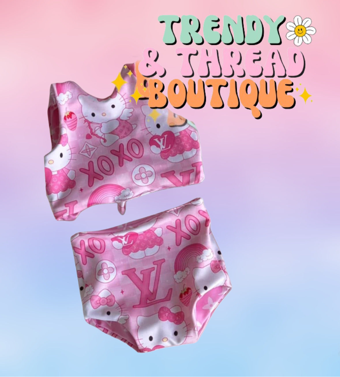 H.K 2 pcs set swimsuit