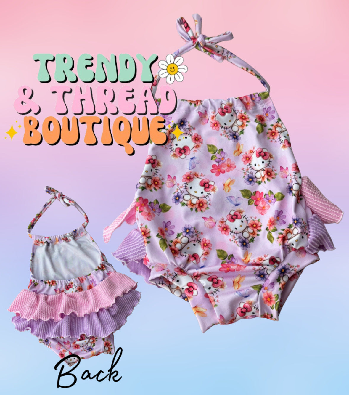 H.K halter romper