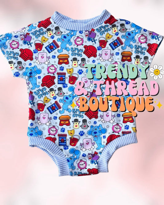 Blue’s tee romper