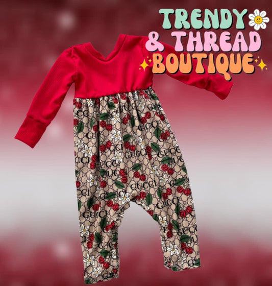 Cherry romper