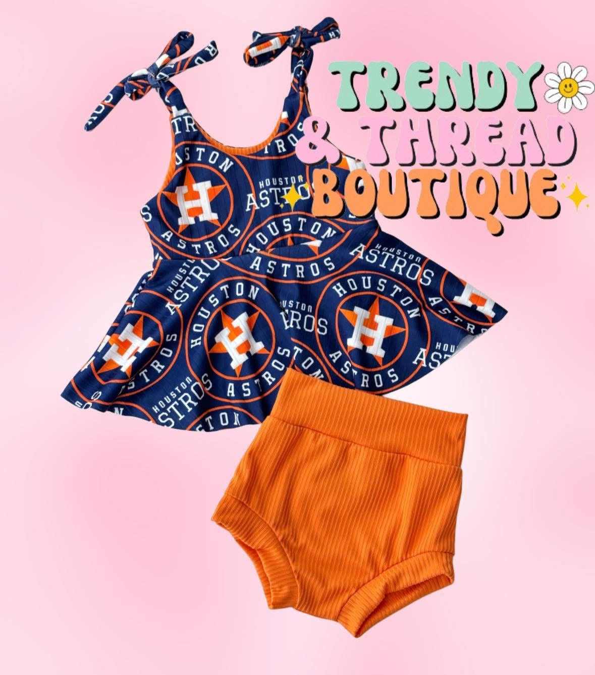 Astros peplum & bummie