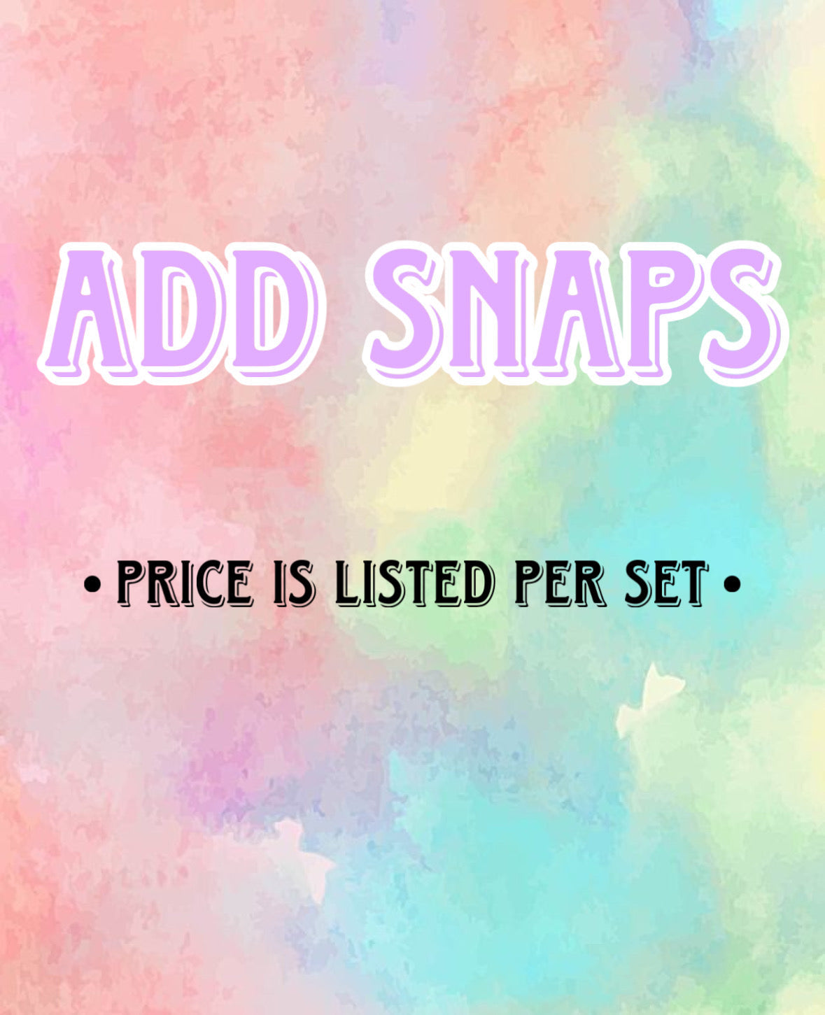 Add snaps