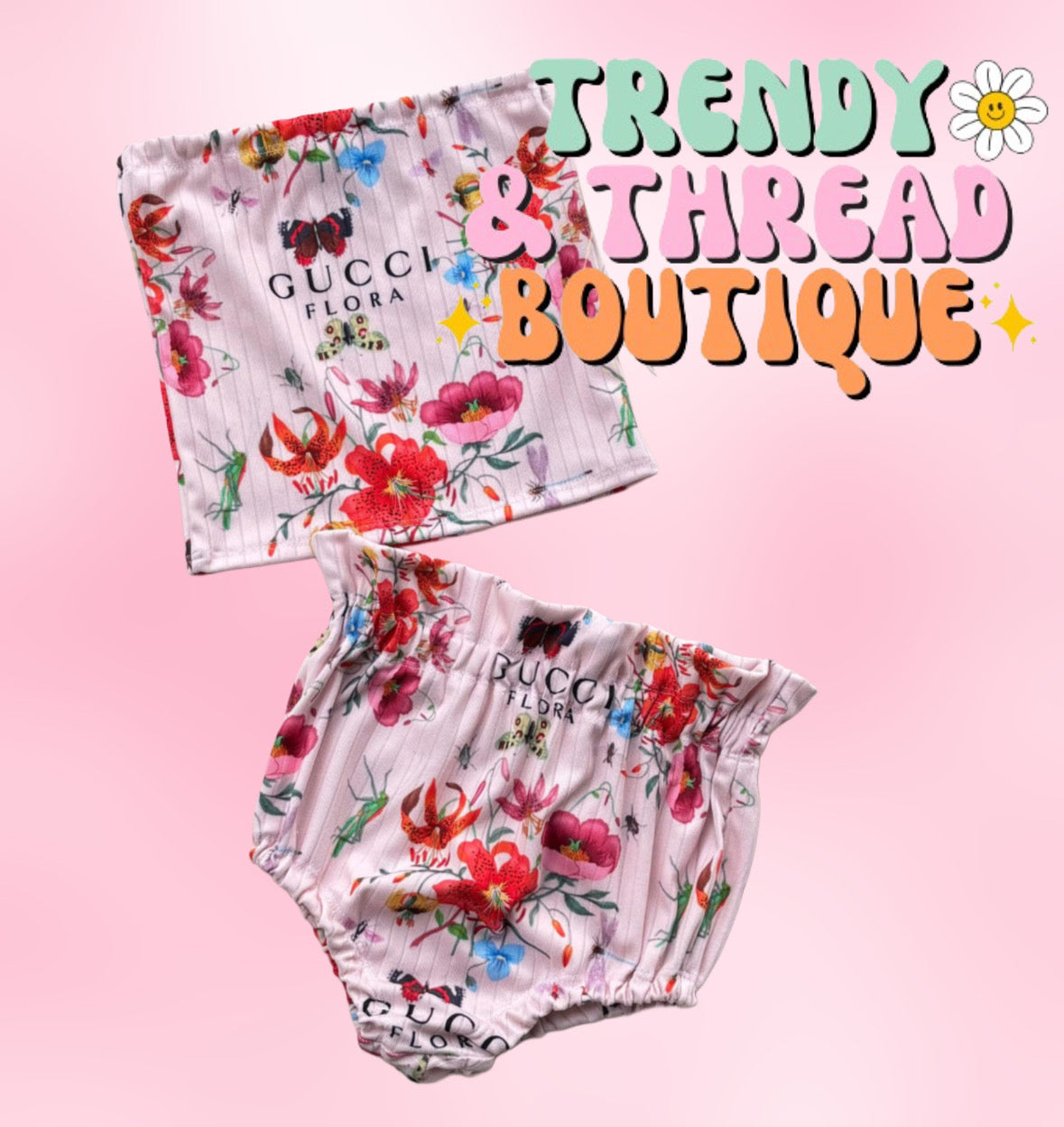 Bloomies & tube top