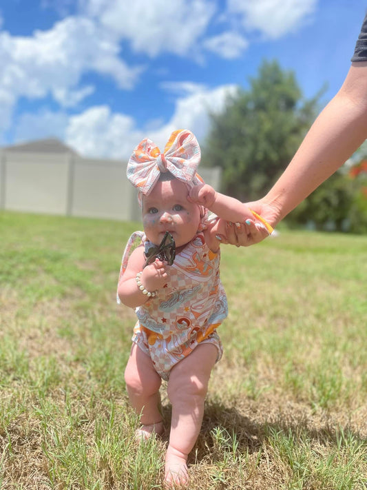 Summer vibes bubble romper