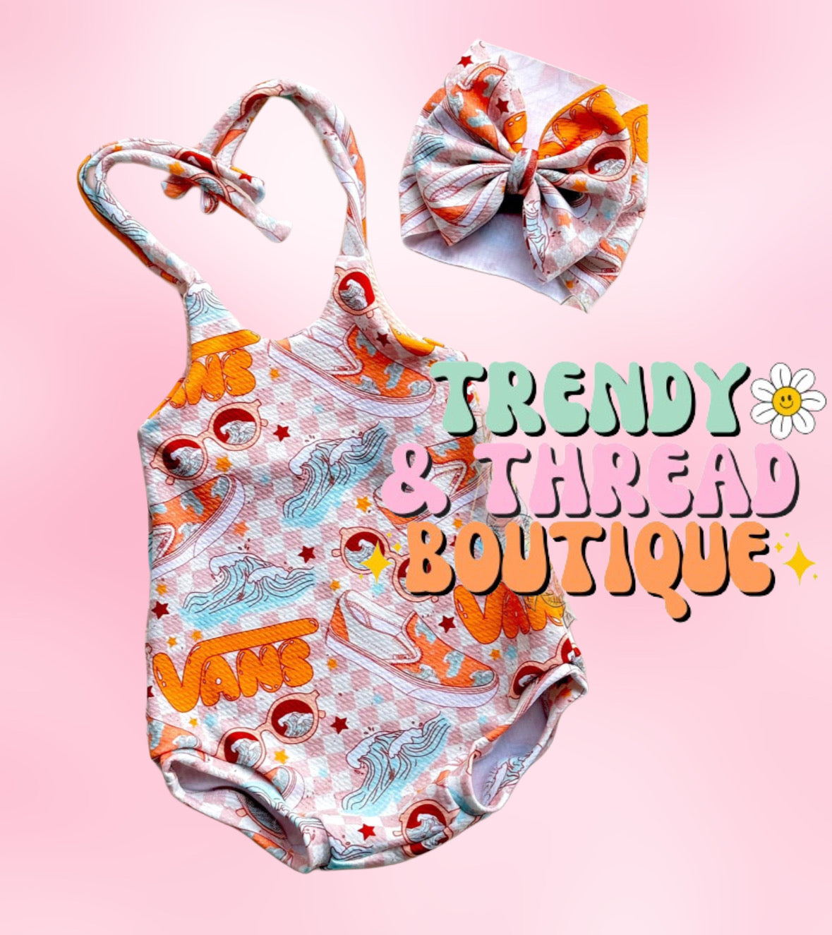 Summer vibes bubble romper