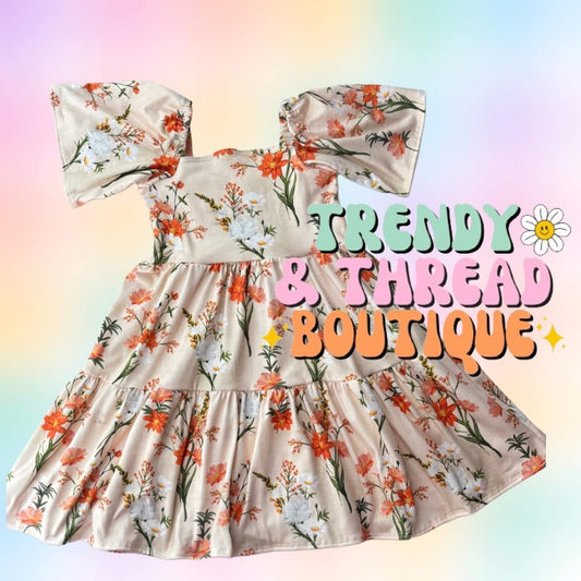 Floral dress RTS