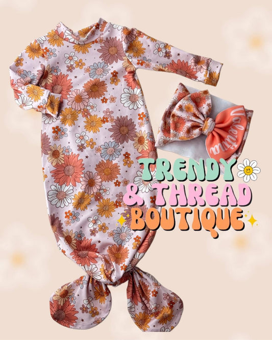 Baby gown sleeper