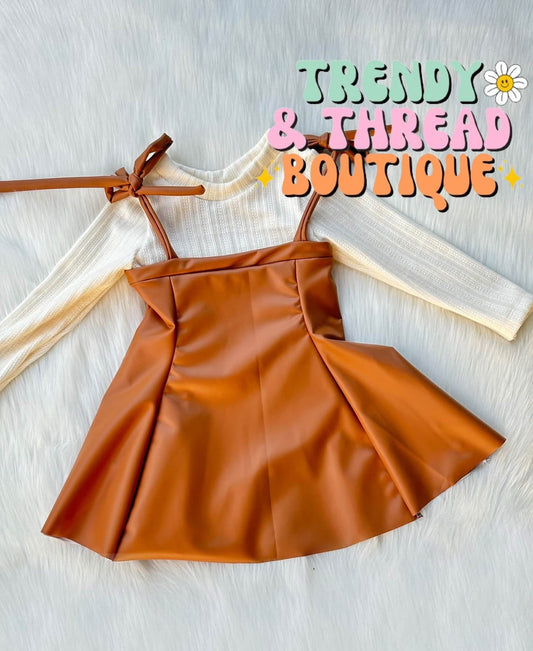 Strap fall dress