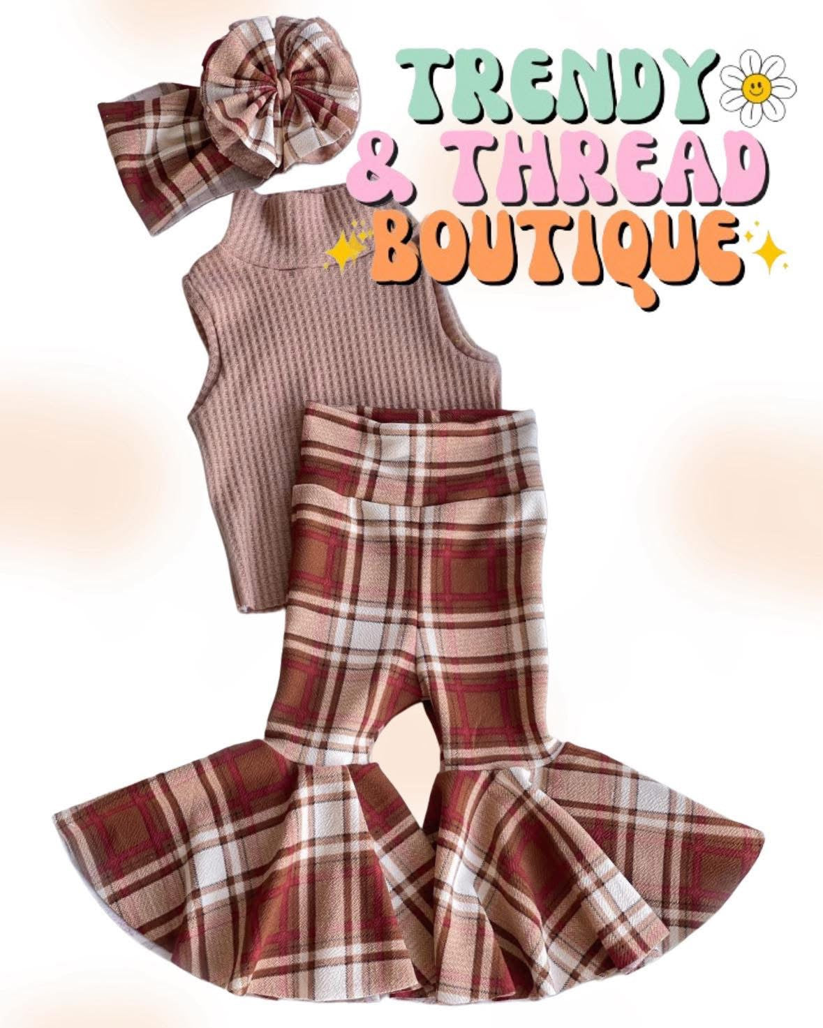 Plaid fall set